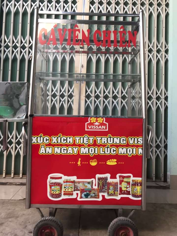 Thanh lý xe bán bánh mì chả cá  (1)