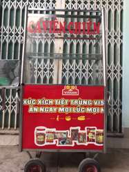 Thanh lý xe bán bánh mì chả cá 
