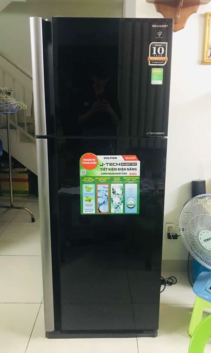 Thanh lý tủ lạnh Sharp 340L giá rẻ, bao mát cho sinh viên ở ghép (3)